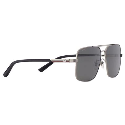 gucci 2253 s sunglasses 04uy ruthenium gray 62-14-135|Navigator.